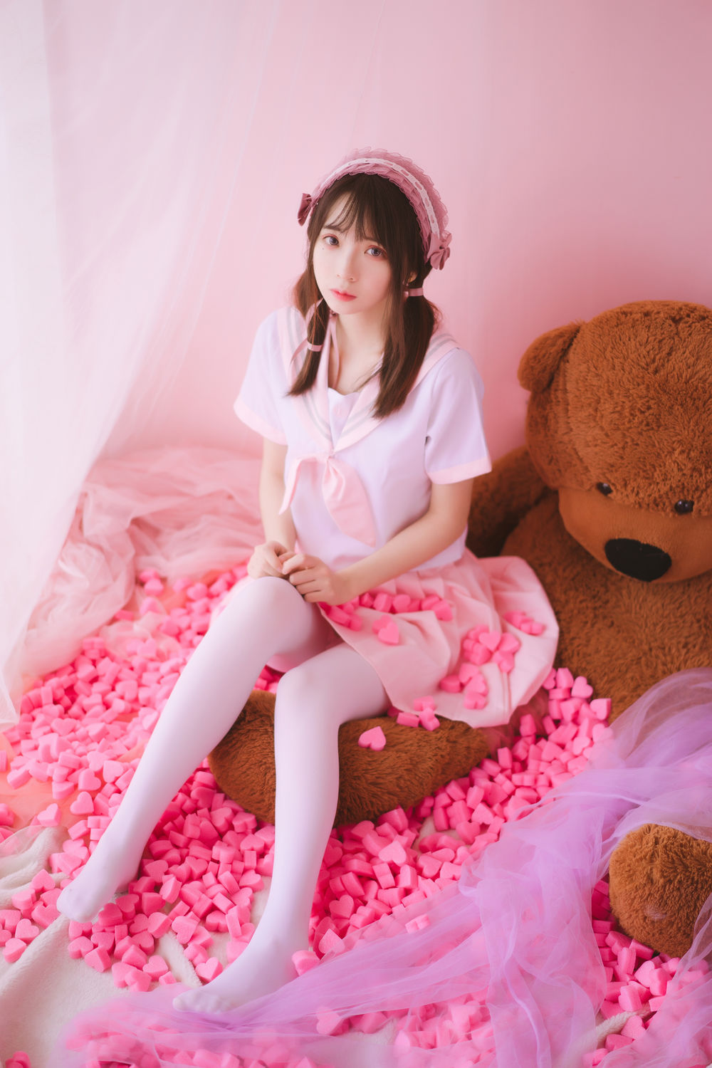 丝袜狂想曲(粉) [54P]-lcoser