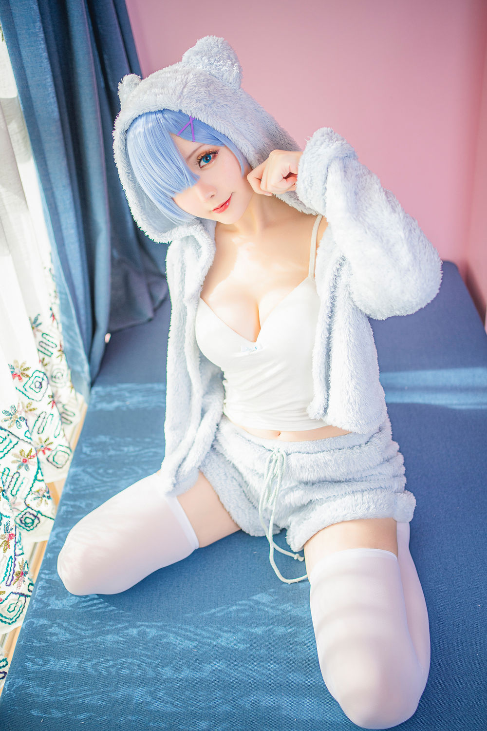 蕾姆猫娘睡衣 [14P]-lcoser