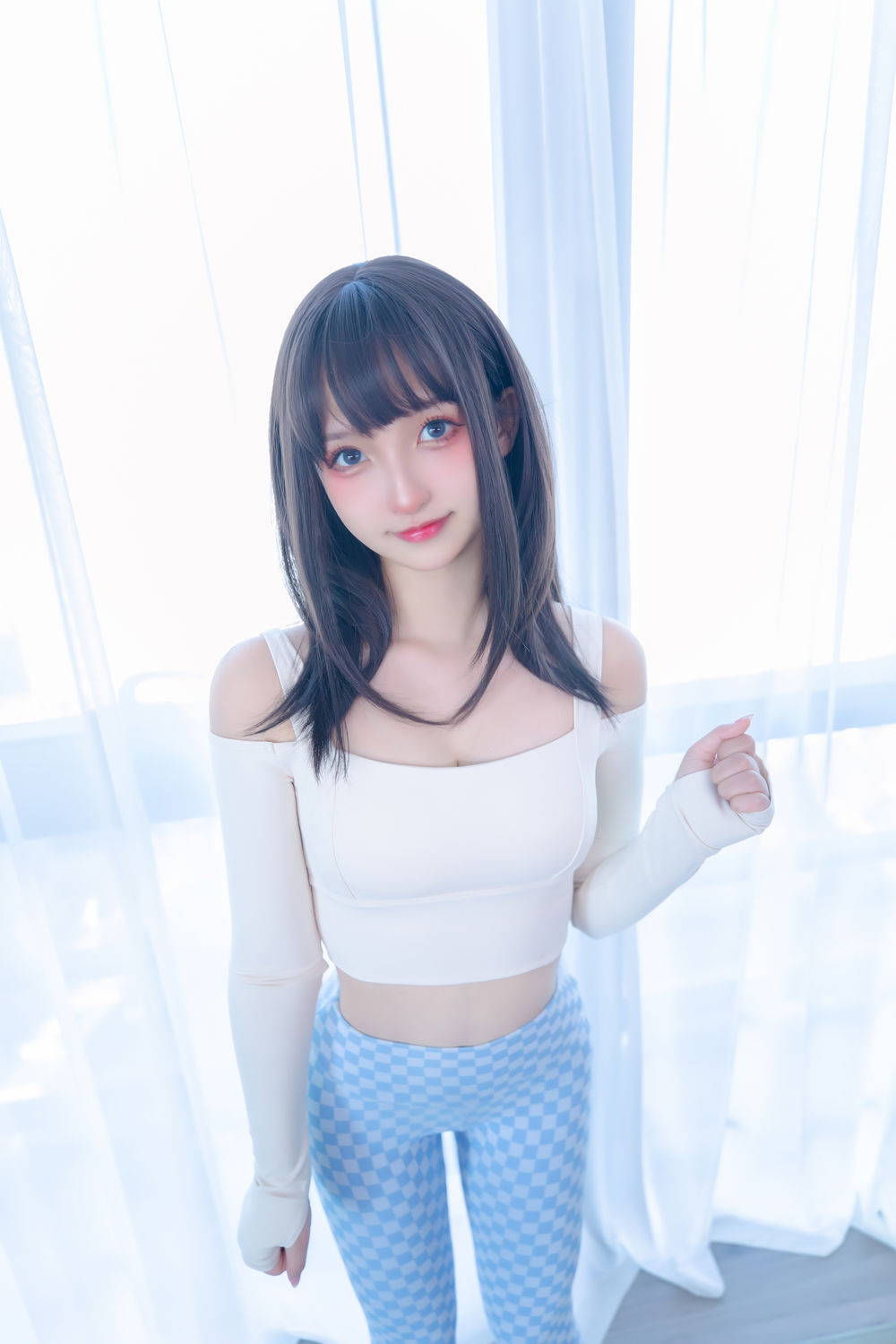 蓝白格 [75P]-lcoser