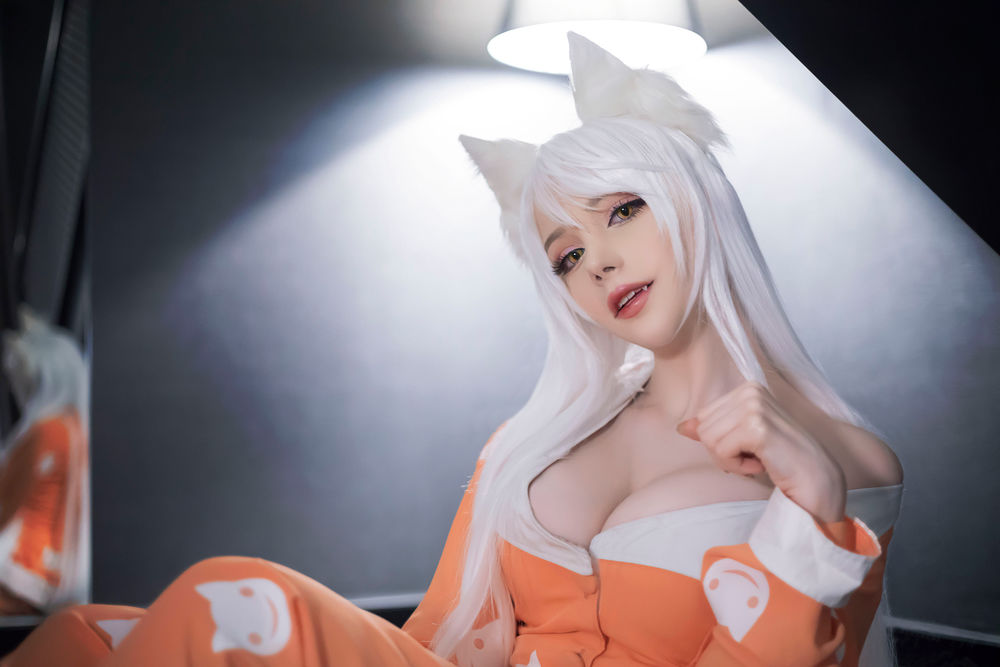 白毛狐狸 [11P]-lcoser