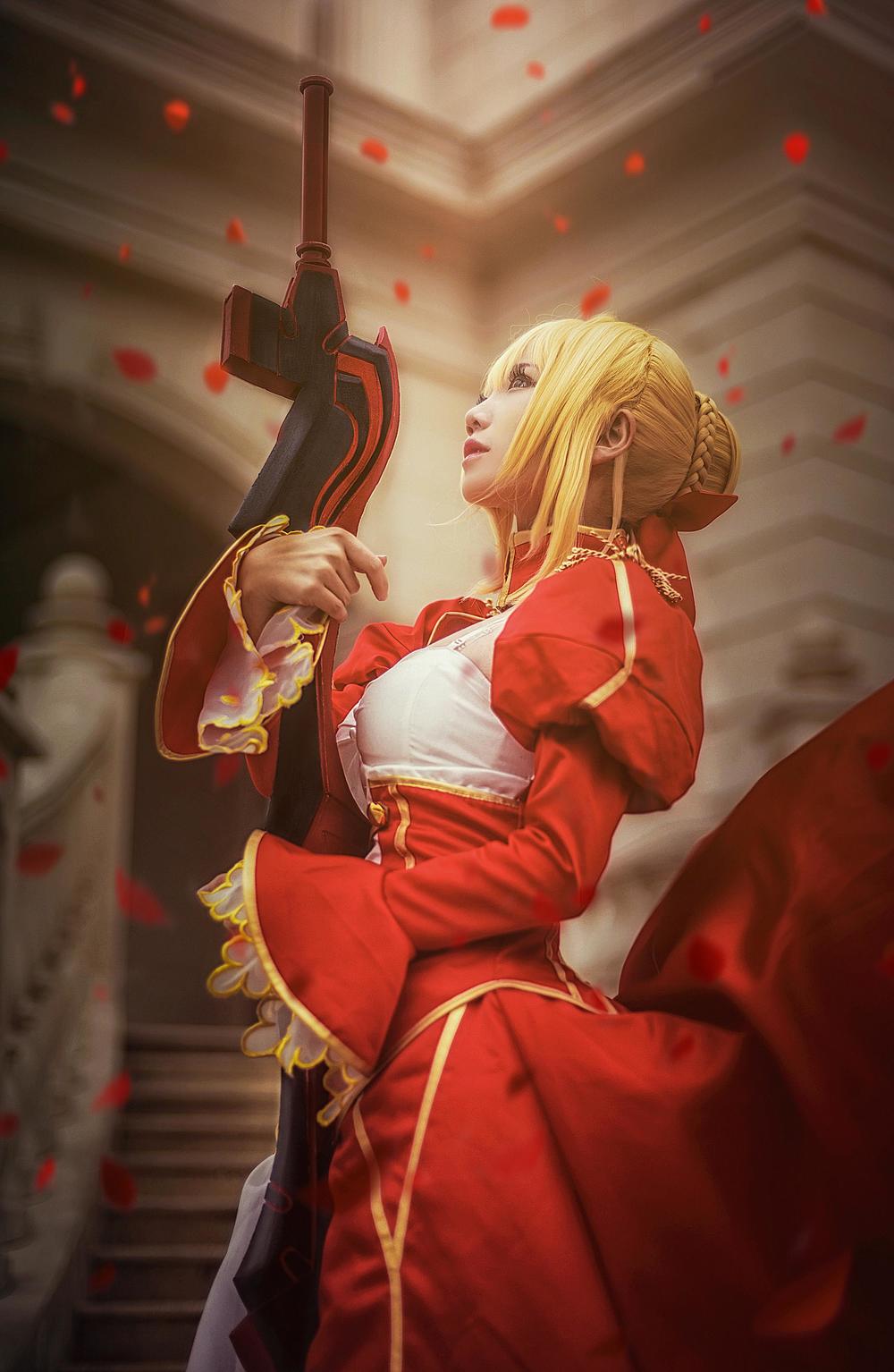 FATE 红Saber尼禄克劳狄乌斯 [10P]-lcoser