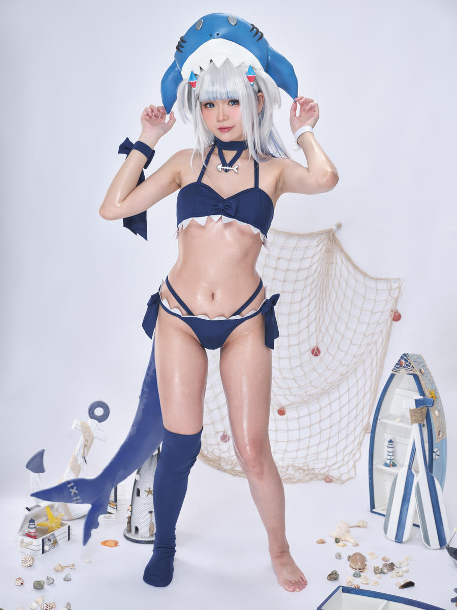 No.087 – Hololive Gawr Gura Swimsuit [25P 2V] – 速更版-艺库