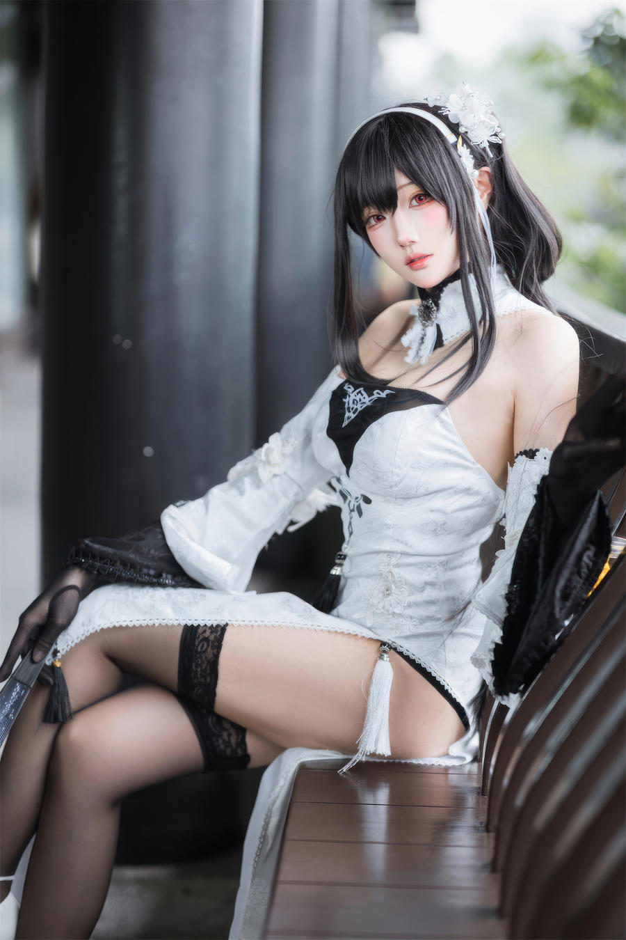 No.092 – 碧蓝航线 镇海旗袍 [15P]-lcoser