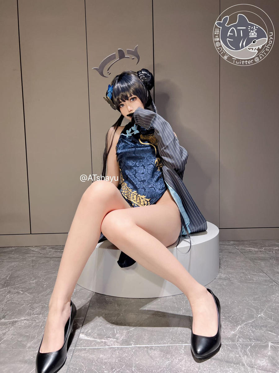 No.028 – 蔚蓝档案 妃咲旗袍 [30P]-lcoser