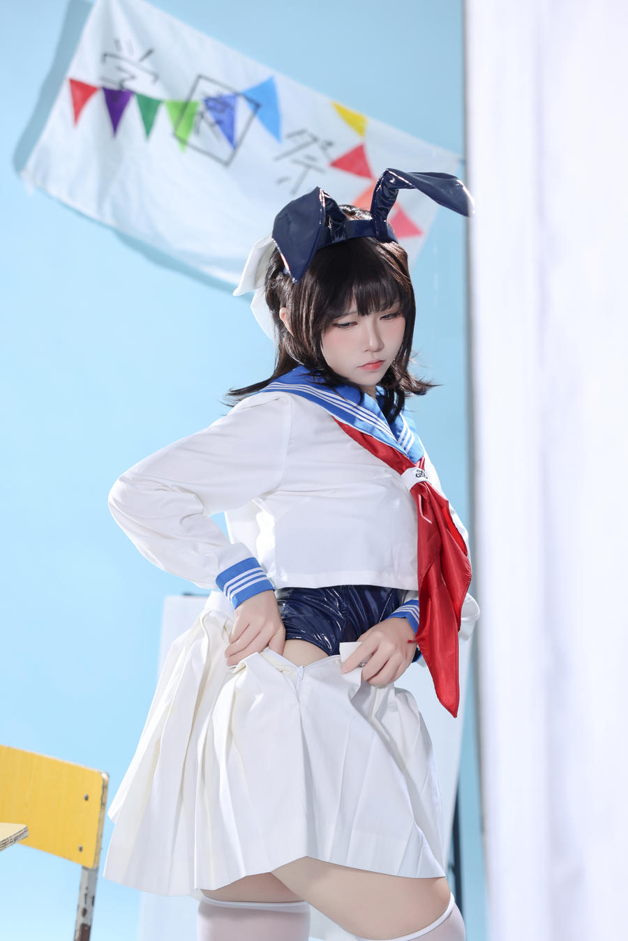 No.118 – 水手服兔女郎咖啡厅 [27P]-lcoser